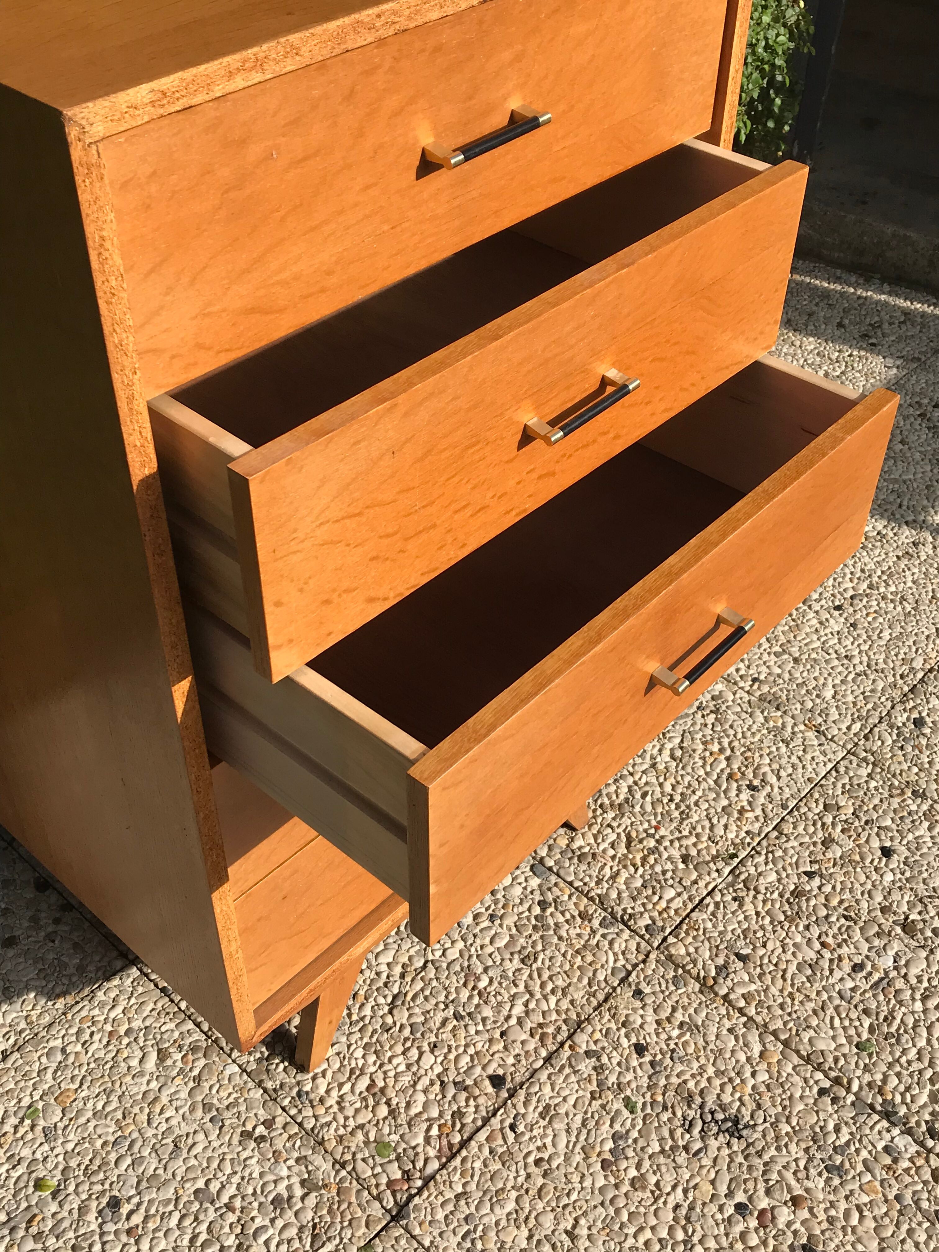 Commode vintage pieds compas