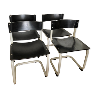 Set of 4 knud Friis & Elmar Moltke chairs for Randres AS