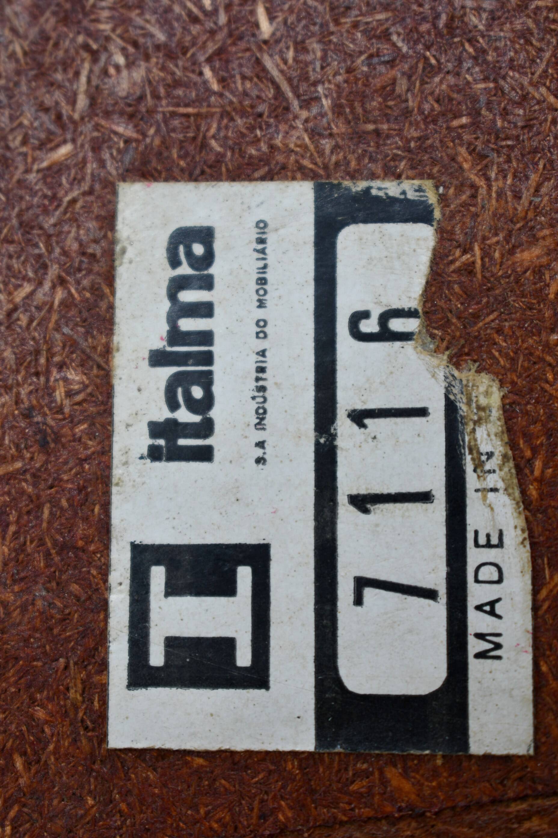 Rosewood desk by Jean Gillon for Italma. Brazil 1970's