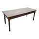 Old shop/work table with 2 drawers, Louis Philippe legs.