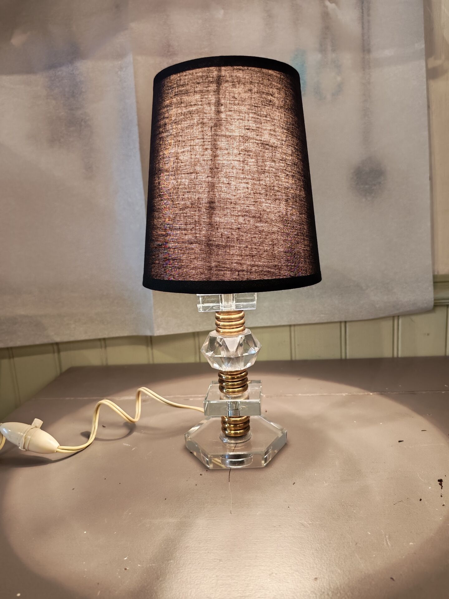 Art Deco style Adnet lamp base