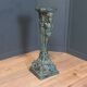 Antique ceramic column faux bronze
