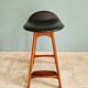 Scandinavian stool in solid teak, design by Erik Buch, Denmark, 1960.