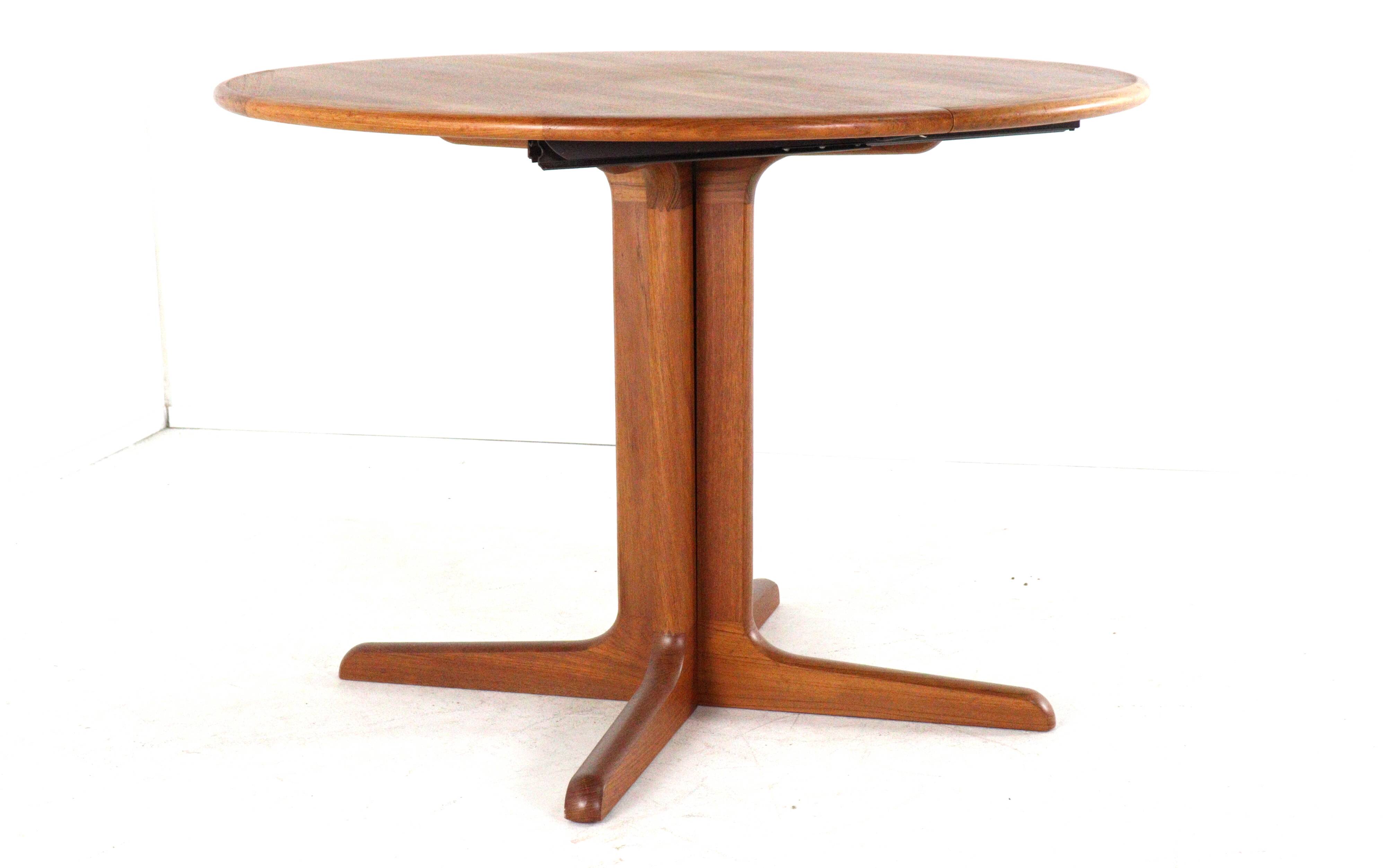 Table à manger extensible Silkeborg Round 1x - design danois en teck