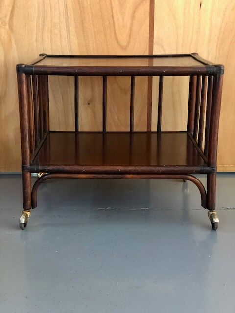Table basse desserte roulante