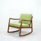 Paire de rocking chair par Ole Wanscher pour France & Søn, 1950s