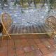Vintage rattan bed 90X190