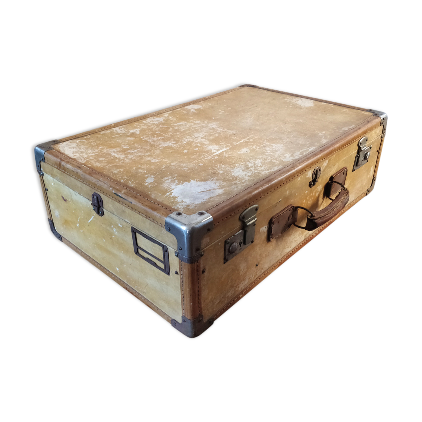 Large vintage suitcase
