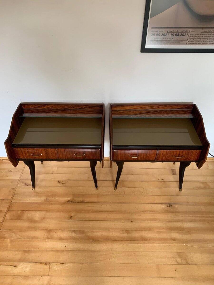 Bedside tables by Paolo Buffa, Italy, 1950s, set of 2