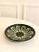 large ceramic bowl, abstract patterns, Black & Yellow, Made in Belgium,