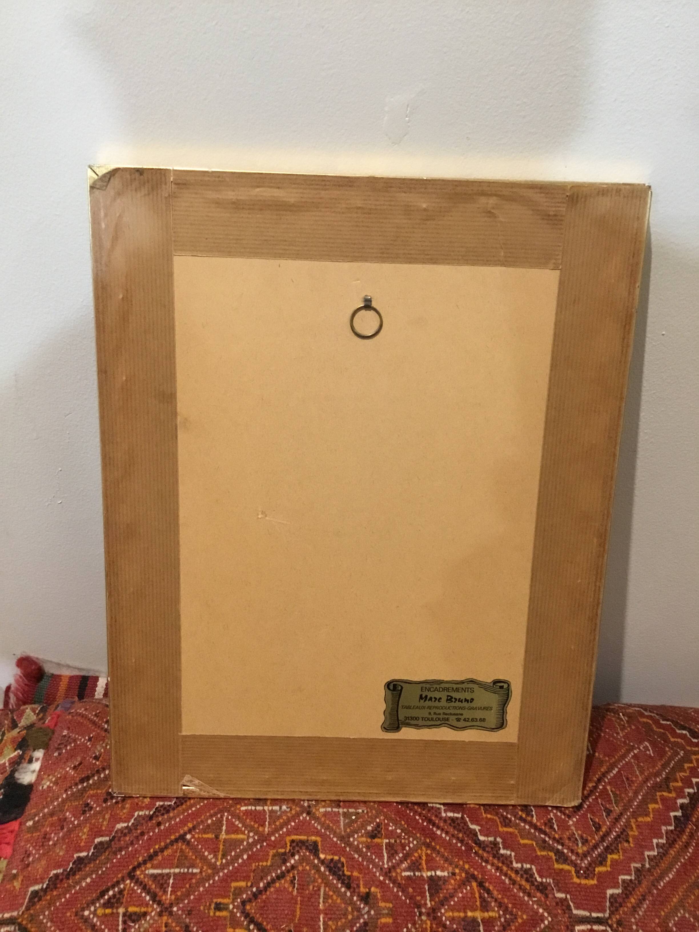 Lithographic engraving Saint Sernin