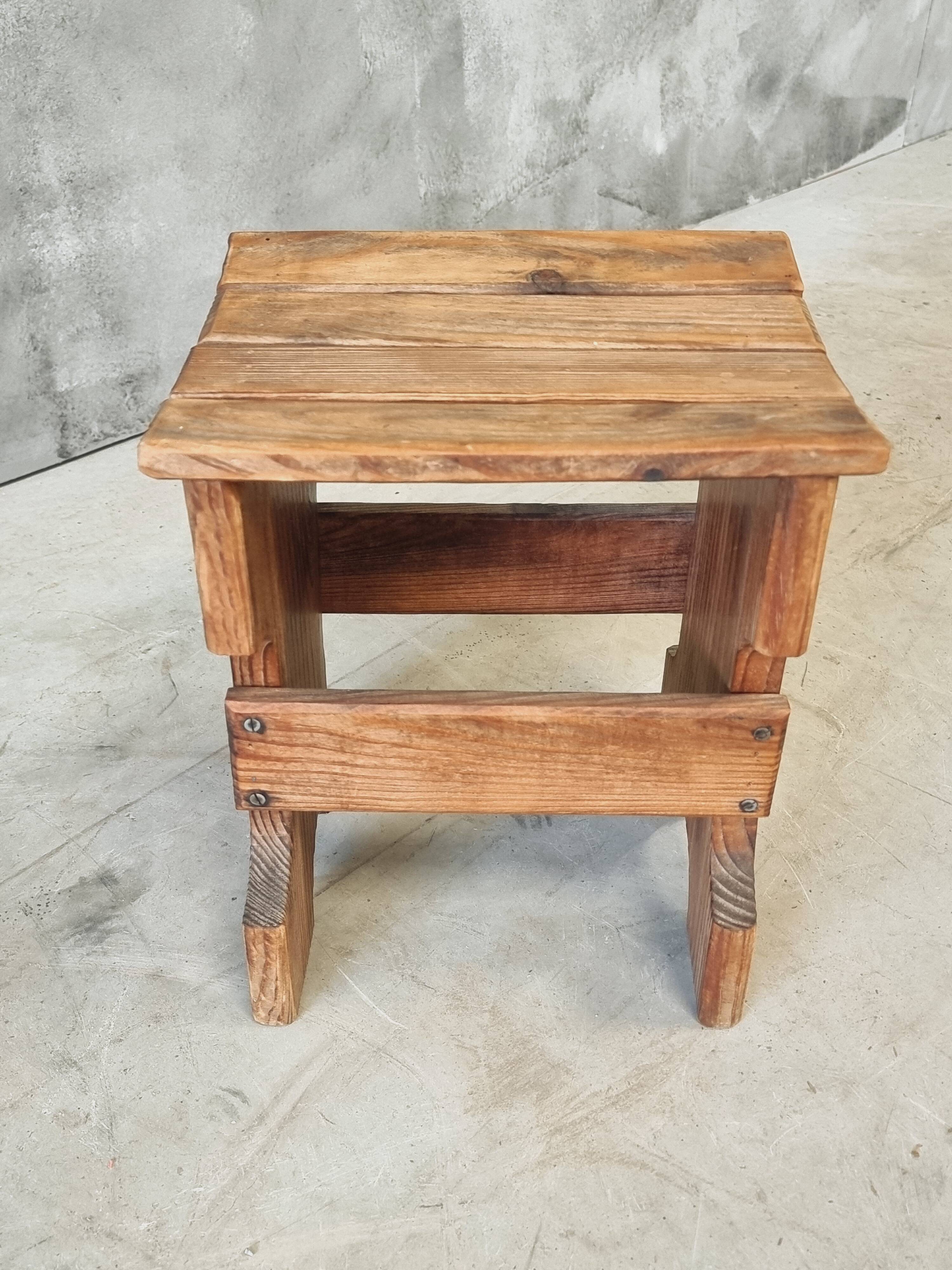 Vintage stool footstool plant table side table