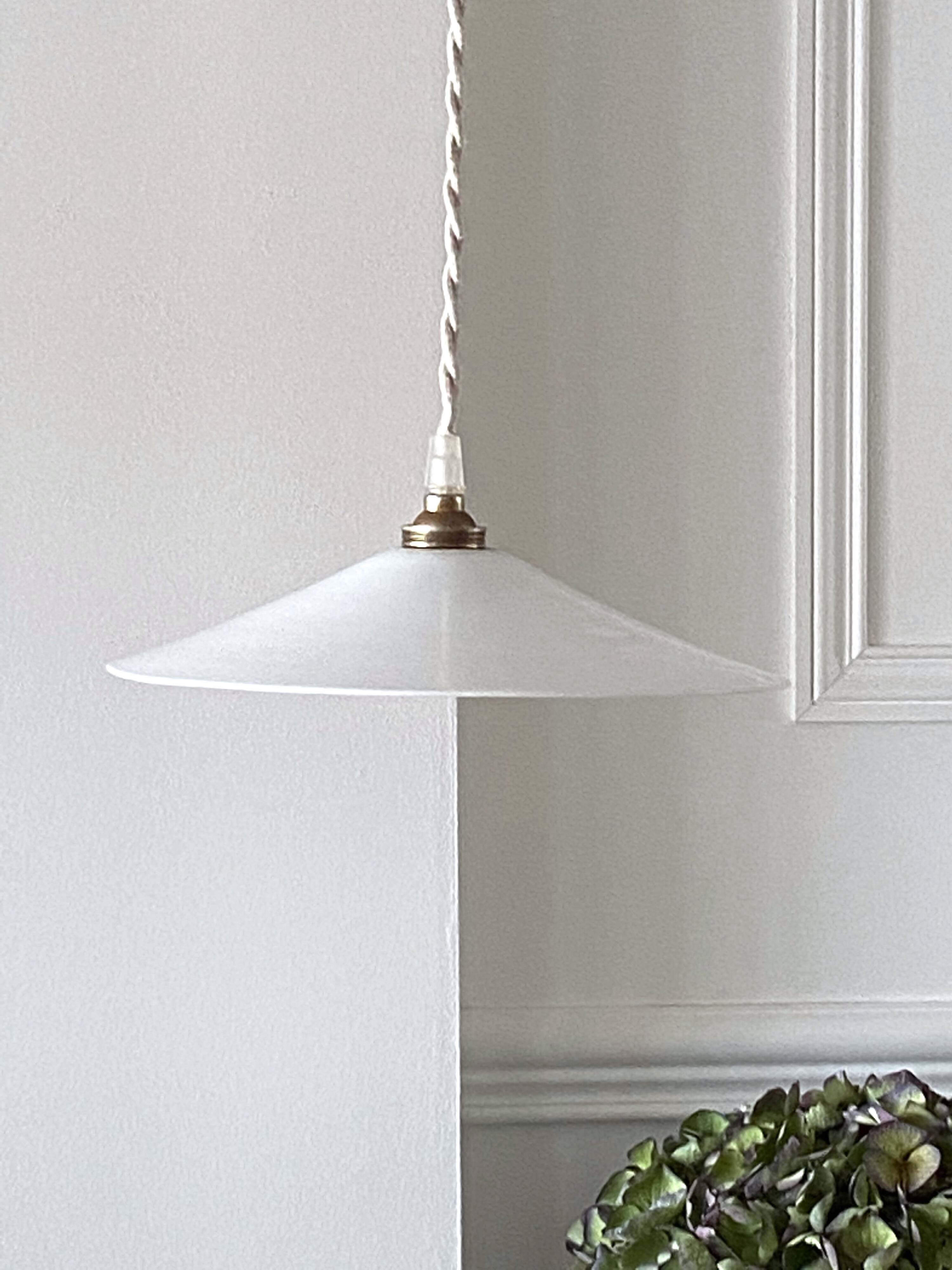 Opaline pendant light