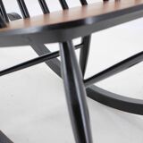 1960s Varjosen Puunjalostus Beech Rocking Chair, Finland