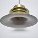 Classic Danish multilayered brass pendant