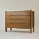 Commode en Orme blond Maison Regain vintage circa 1970
