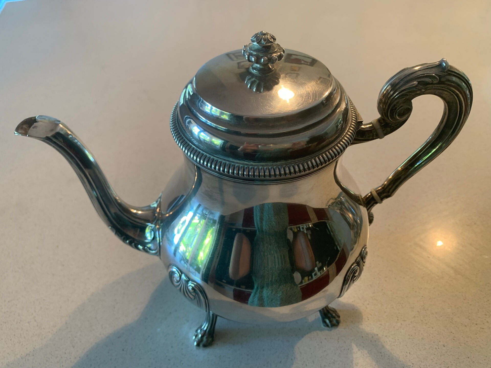 Service thé/café argent