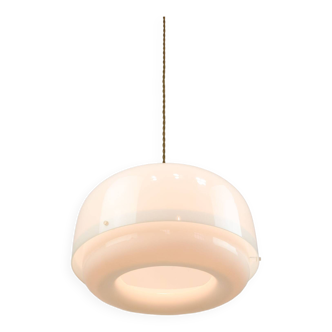 Lampe à Suspension Medusa Blanche par Luigi Massoni pour Guzzini, Italie, 1970s