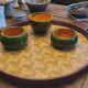Small handmade bamboo tray from Cambodia