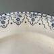 Series of 12 flat plates XIXth earthenware Terre de Fer Clairefontaine
