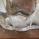 2 crystal salters and their crystal spoons "Daum France"