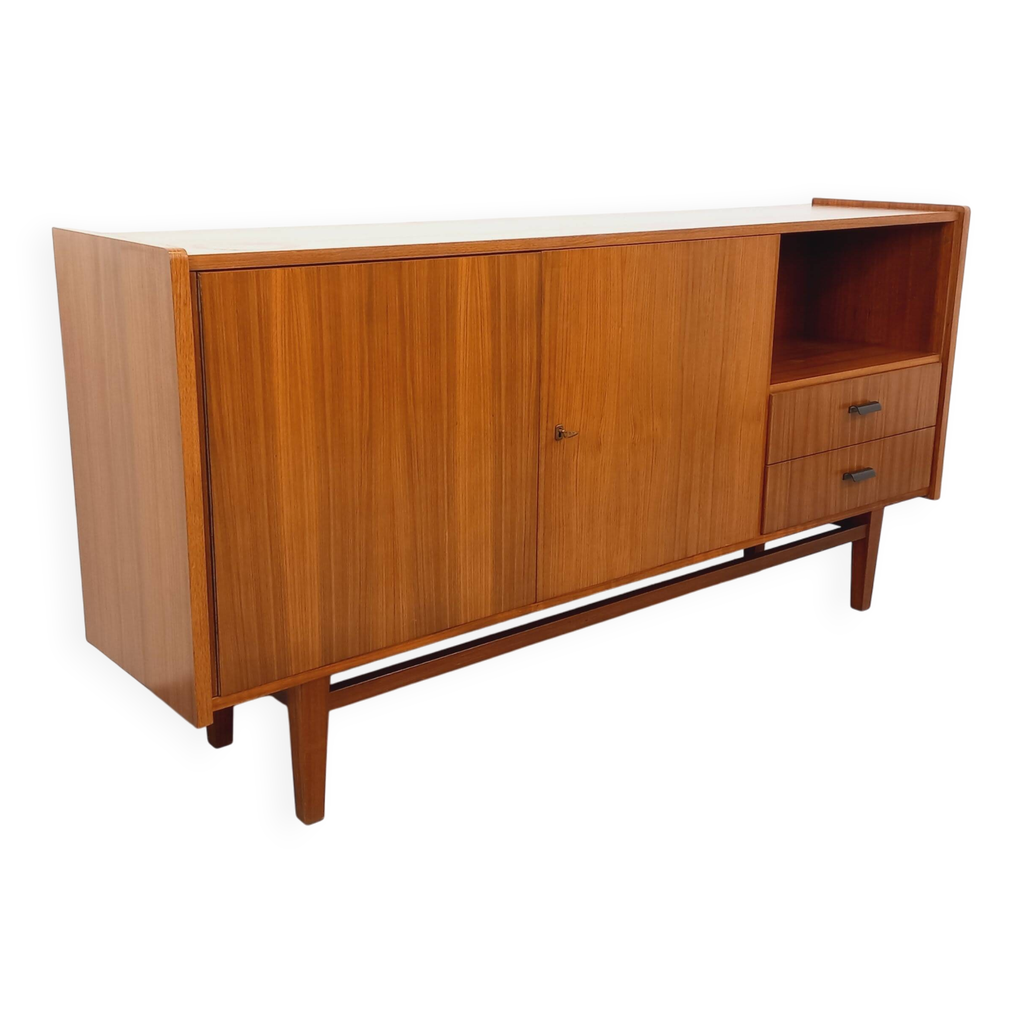 Vintage Scandinavian teak enfilade from the 1960s.
