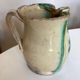 Vase pitcher 18th Italian glazed earth of Vietri Amalfi