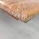 Travertine coffee table red design