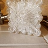 Textured glass ceiling lamp