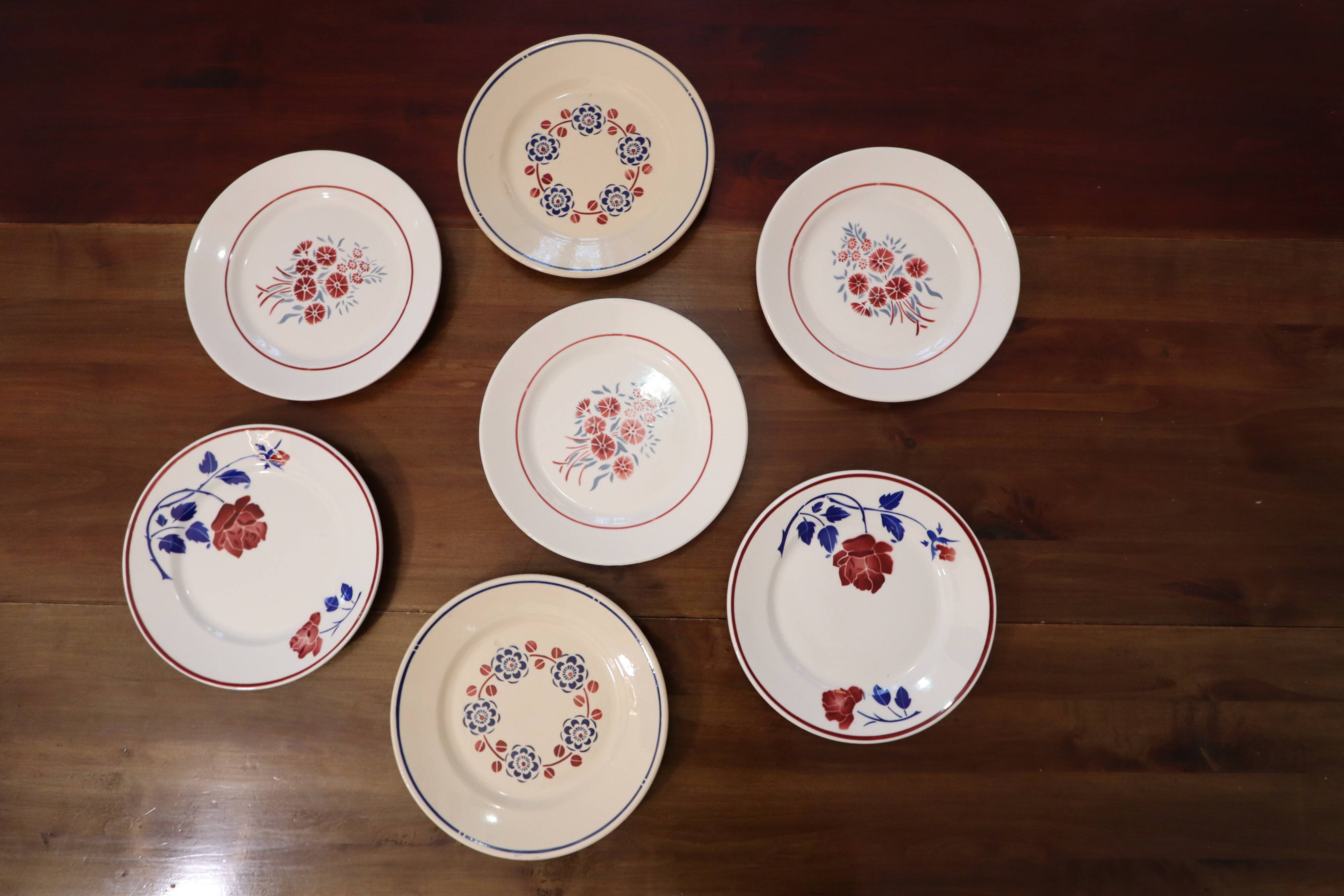 Assiettes à dessert badonviller