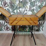 Travailleuse vintage scoubidou vert