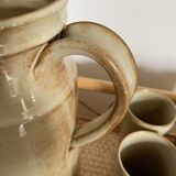 Vintage stoneware orangeade set by Michel Woop