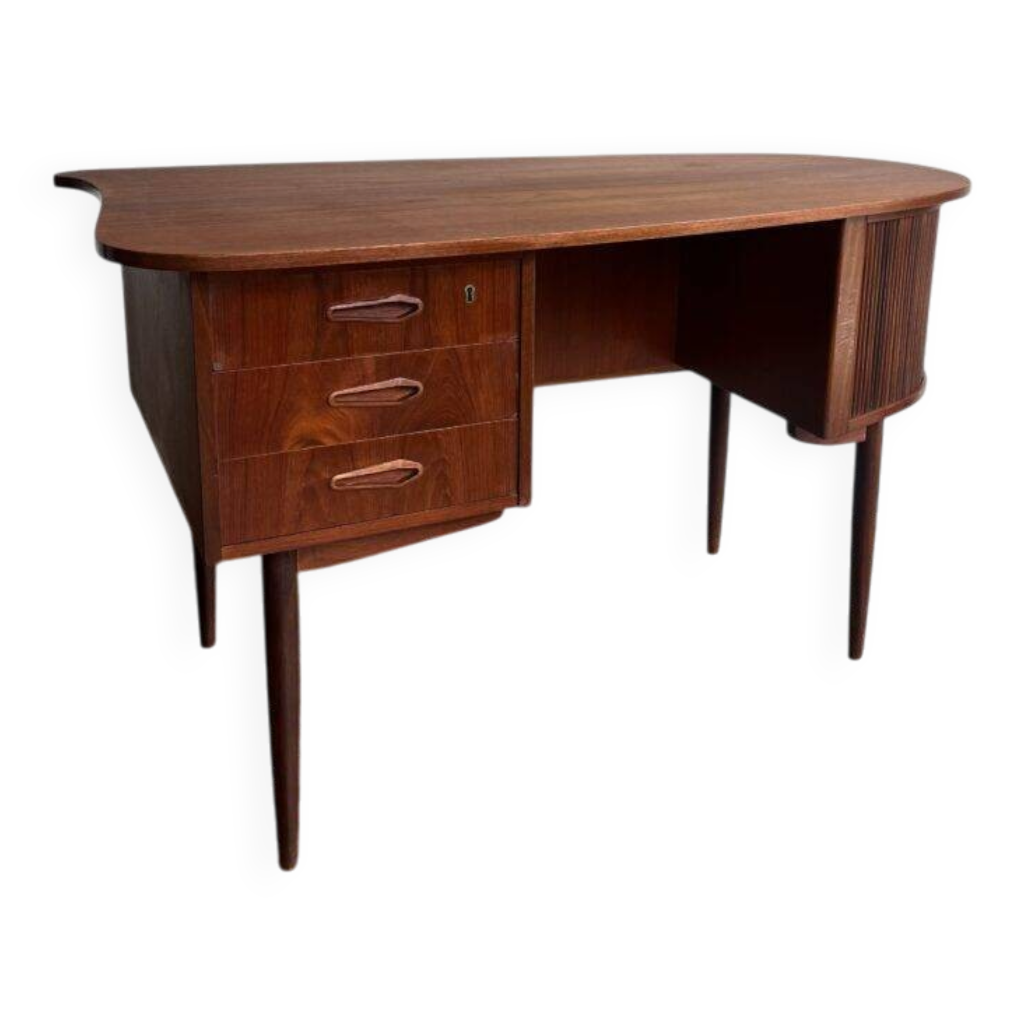 Danish kidney shaped desk