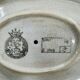 Saucière antique avec support, louvière
