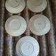 5 antique Longchamp dinner plates