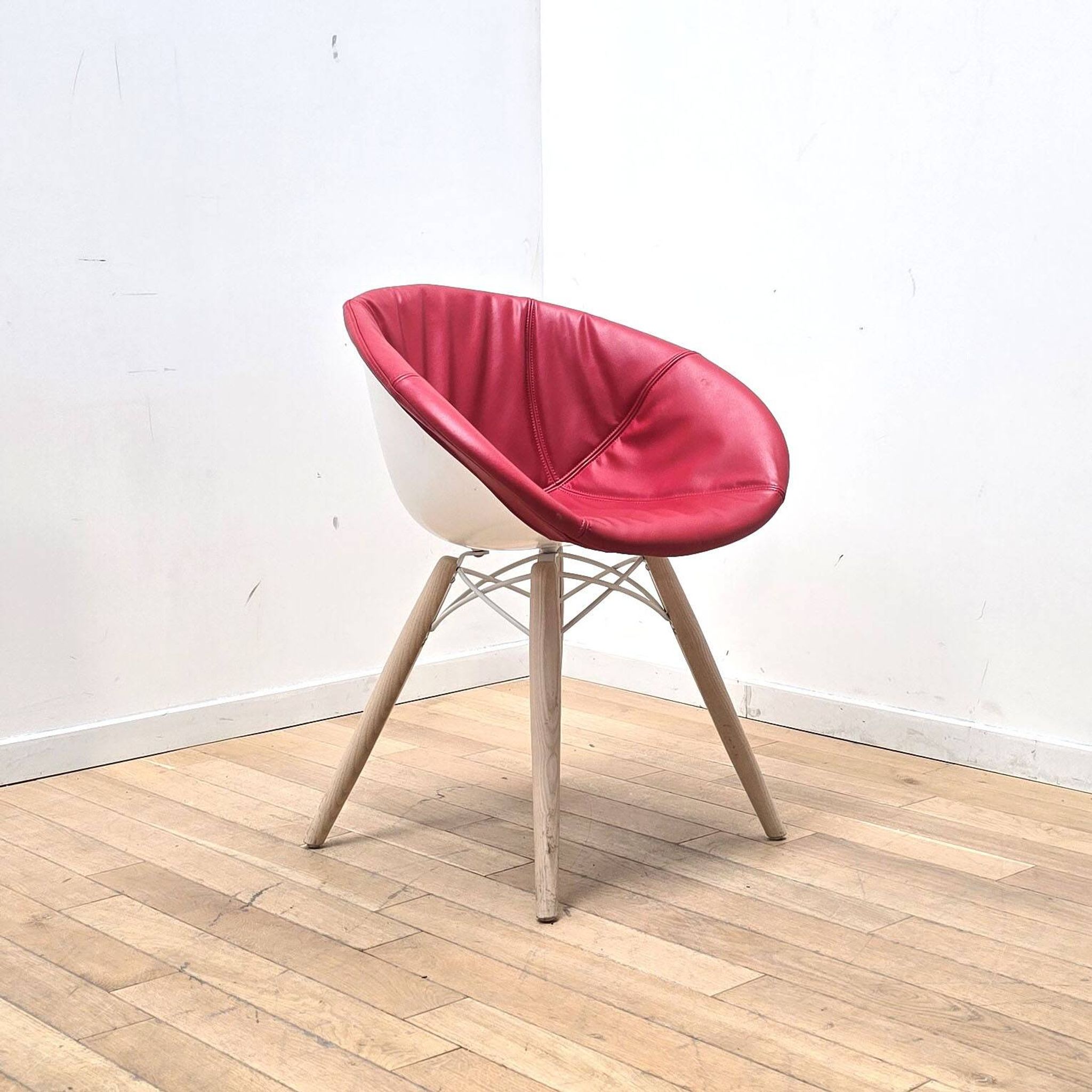 Pair of Gliss Wood 904 armchairs, Pedrali