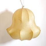 Large cocoon pendant light from the 60s.