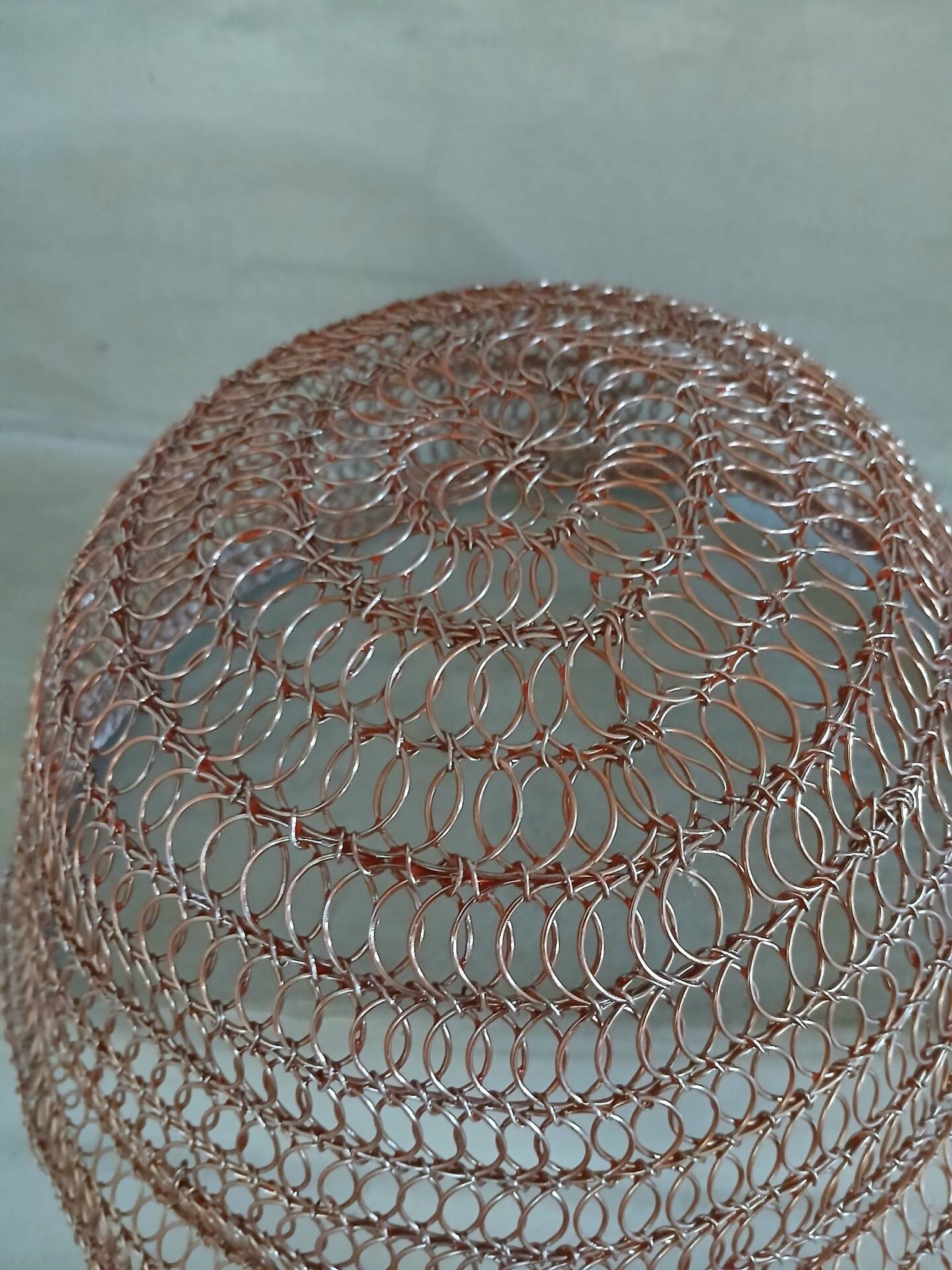 2 metal wire fruit baskets