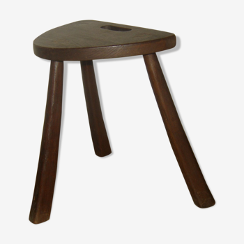 Tripod wood stool