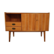 Scandinavian vintage wood and glass enfilade , 50s/60s