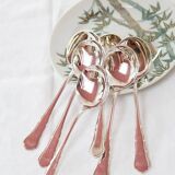 Set of 6 WMF silver-plated ice cream spoons "90"