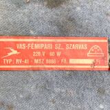 Minimalist table lamp model RV-41 Hungarian mid-century CCCP by Szarvasi Vas-Fémipari, 1960s