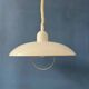 Suspension vintage Space Age en métal beige
