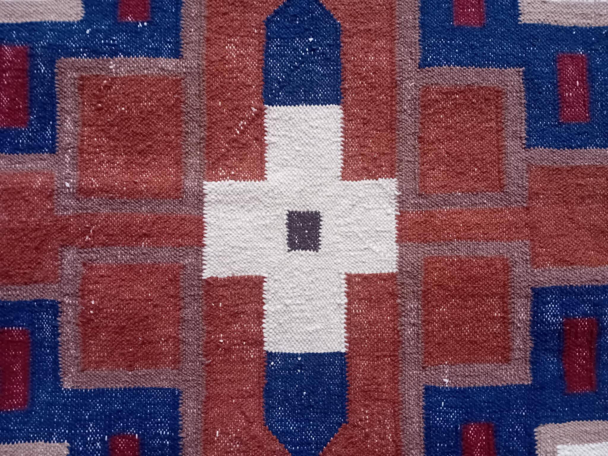 Handmade Indo-Caucasian Kilim 287x203cm