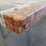Table bass Terrazzo 60s