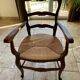Straw armchair