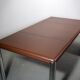 No. 3055D table desk and No. 3076 credenza extension from the Pfister Executive Office Collection for KnollStudio, circa 1988