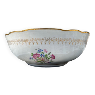 Old Digoin Sarreguemines salad bowl