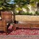 Pair of oak beds style Louis XV /Louis XVI