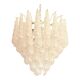 Mid-Century Modern Italian “Conchiglie” Murano Glass Gold Chandelier